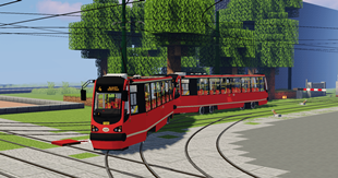 Duo of 105N-HF11AC trams with orange boards.png