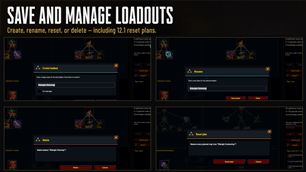 Save and Manage Loadouts