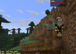 Disguised player quits and connects to the server
