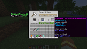 INFERNAL CHESTPLATE + thorns enchantment new