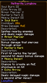 Longbow Tooltip Enchanted
