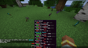 Compact durability loss summary