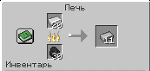 Smelting into Steel in a Furnace