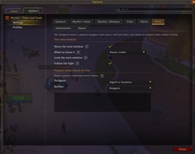 Settings: Note
