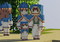 Windswept Hills Villager and Wandering Trader