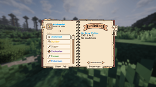 Jobs Selection Screen