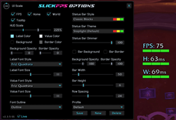 All Systems go! (Default Settings)