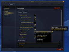 Options Menu 1