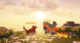 Wang Wang and Ammy Howling at the Sun
