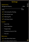 Note Pad + Setting Window