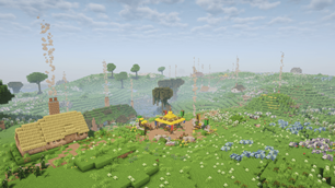 A Peaceful Hobbit Village