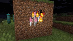 torches on the wall