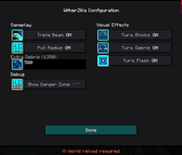 Settings Menu