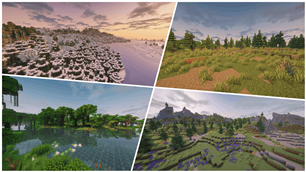 Some overworld biomes