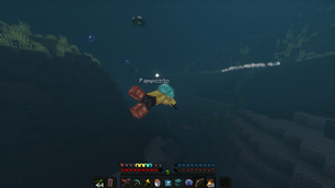 Under water - Mellow Shaders - Reflowing Streams Generation