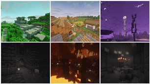 Some of the new and overhauled structures
