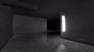 Cinematic shot from Backrooms: Lost in Horror [Found Footage].