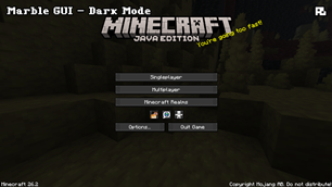 Main Menu (Dark Mode)