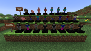 15 trophies (plus variants) for all the 15 Project Alpha mobs