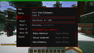 Godhood Menu: Cult Followers