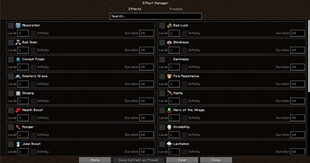 Searchable Effect Manager