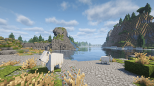 Goats on a Rocky Beach!