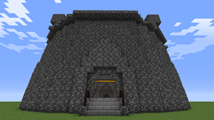 Bedrock Arena from the ground