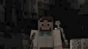 Something is behind him..