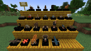 25 trophies (new ones & excluding variants) for all mobs from Naturalist
