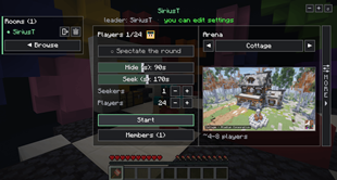 Room settings