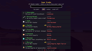 Trait List