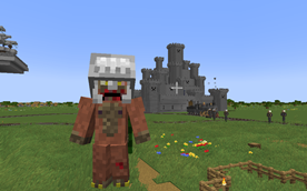 iron helmet with snout