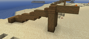 Log Ramp Minecraft