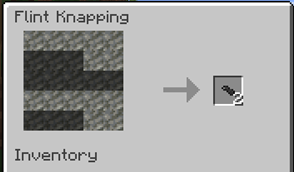 Flint Hoe Head knapping