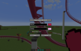 Track Type Selection