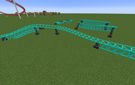Rails line up when switching track types