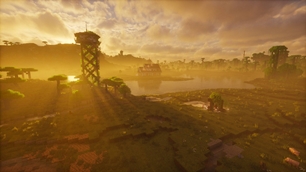 Watchtower on a Sunset