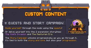 Prominence's Custom Content