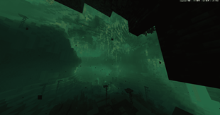 moss covered caves