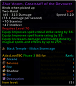 BiS information directly on item tooltips in-game.