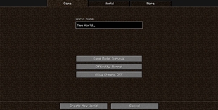 Modern Create World GUI