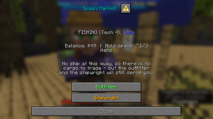 Buy items from the traders