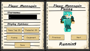 Posing and Main Mannequin Pages