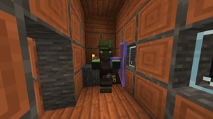 Zombie Villager with a Shield