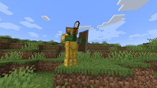 Zombie with a Shield and Armor