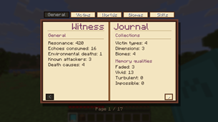 Witness Journal General Page