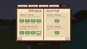Witness Journal Skills Page