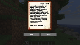Lore ipsum on a book.