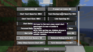 Settings Menu