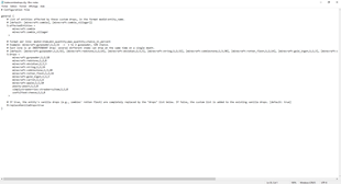 My config file